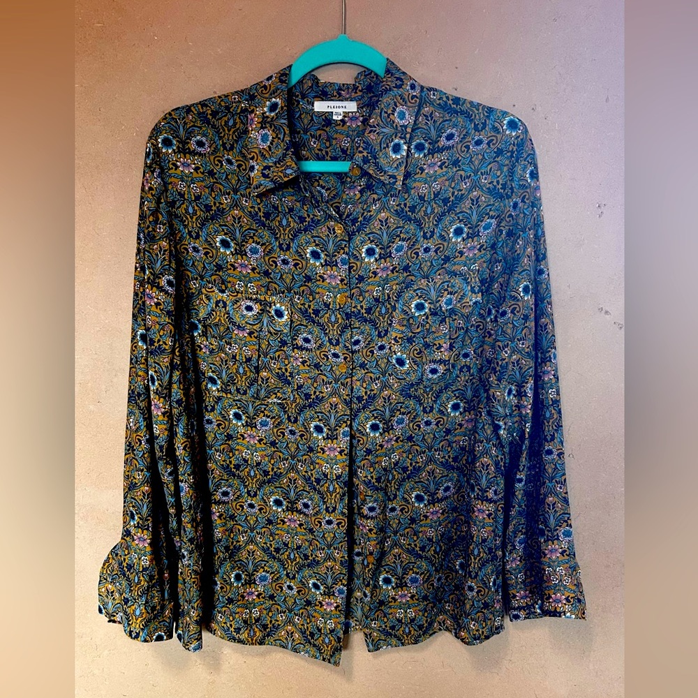 Flowered print blouse